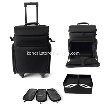 Canvas Travel Toiletry Organizer Cosmetic Bag